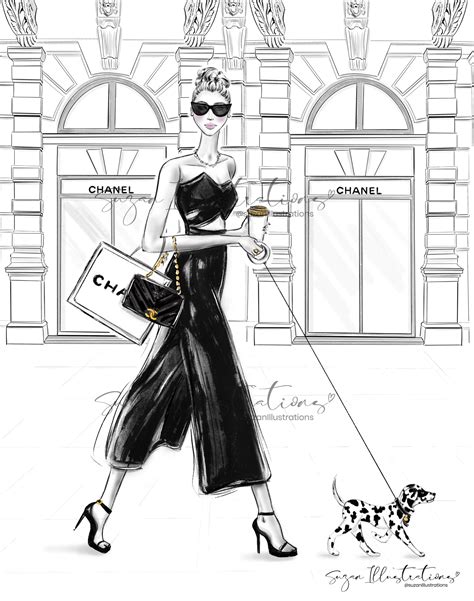 coco chanel tekening|coco chanel clothing.